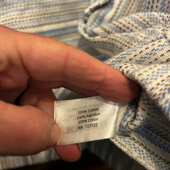 Beach By Exist Blue and White Striped Pullover - Picture 9 of 10